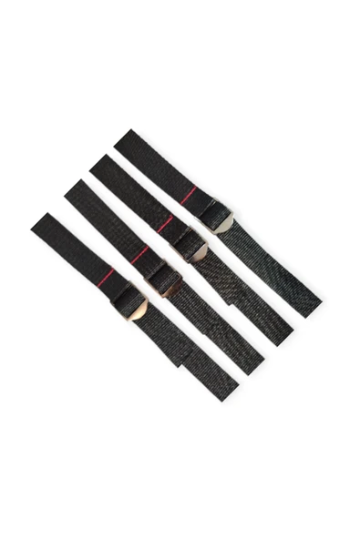 Naturecamp Straps Sıkıştırma Perlonu 1.5 Metre Metal Tokalı Dayanıklı Bağlama Kayışı 4 Adet ürün görseli 1