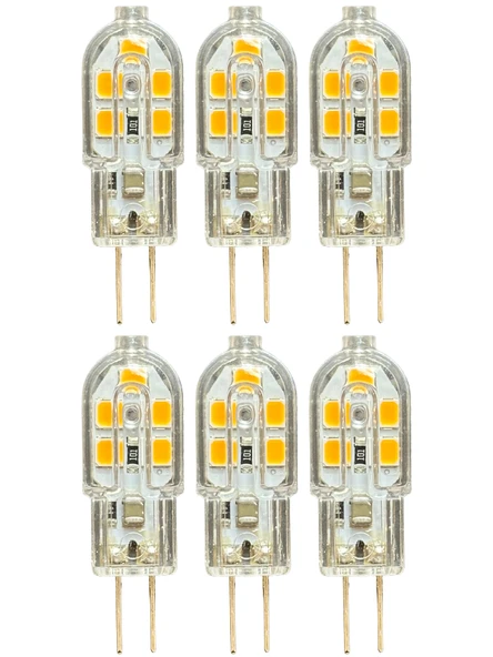 (6 Adet) Osaka 2W Sarı Işık (3000K) G4 Duylu Led Kapsül Ampul ürün görseli 1