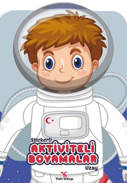 Stickerli Aktiviteli Boyamalar Uzay / Kolektif / Yeti Kitap / 9786256801073 ürün görseli