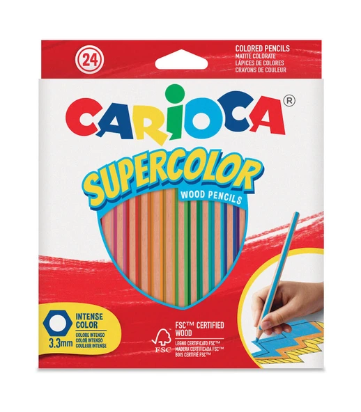 Carioca Supercolor Kuru Boya 24 Renk ürün görseli