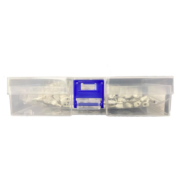 Tügen 2x0,75mm2 Çift Girişli İzoleli Yüksük Beyaz ( 1 Kutu 500 Adet ) - Resim 3