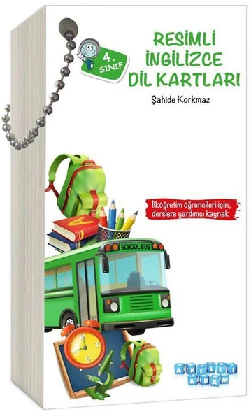 4. Sınıf Resimli İngilizce Dil Kartları ürün görseli