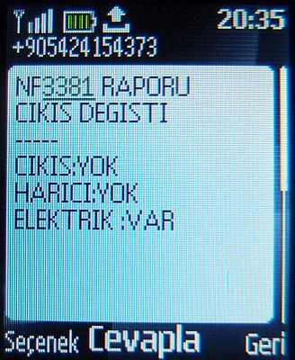 NEFER NF3381 Gsm Uzaktan Dalgıç Pompa Kontrol Arıza Elektrik Kesinti Billdirimi Sms Çağrı Atma Durum Rapor Verme - Resim 2