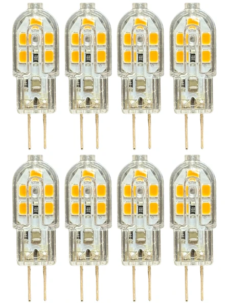 (8 Adet) Osaka 2W Sarı Işık (3000K) G4 Duylu Led Kapsül Ampul ürün görseli 1