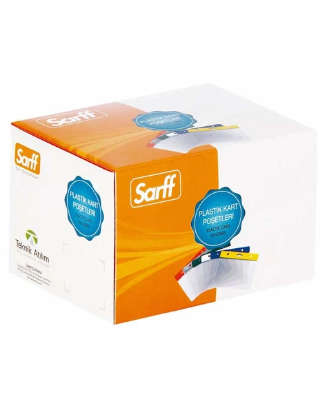 SARFF 9.5X7.5CM SARI KART POŞETİ - 100ADET - Resim 2