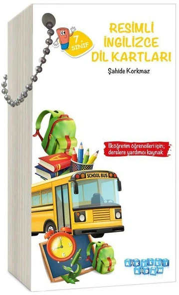 7. Sınıf Resimli İngilizce Dil Kartları ürün görseli