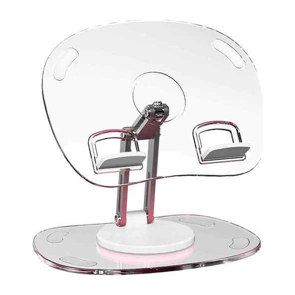 Powermaster PM-24571 Q16 360 Derece Hareketli Şeffaf Ipad Tablet Ve Telefon Tutucu Stand