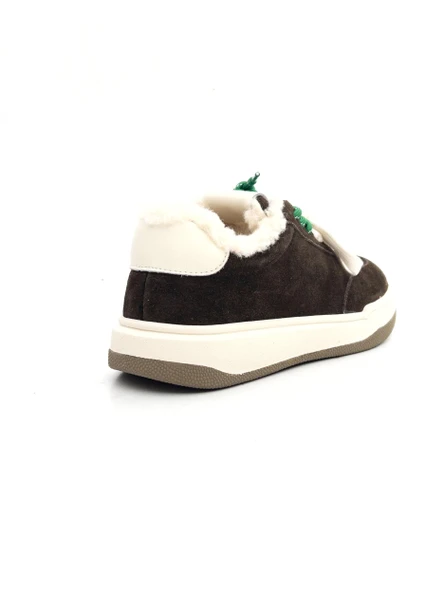 Guja 25K372-2 Kadın Süet Deri İçi Kürklü Sneaker Ayakkabı - 2