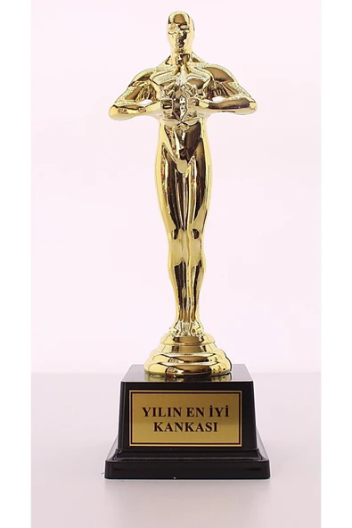 Kankan İçin Özel Anlamlı Yılın En İyi Kankası Oscarı Ödülü Biblo Hediye Büyük Boy ürün görseli 1