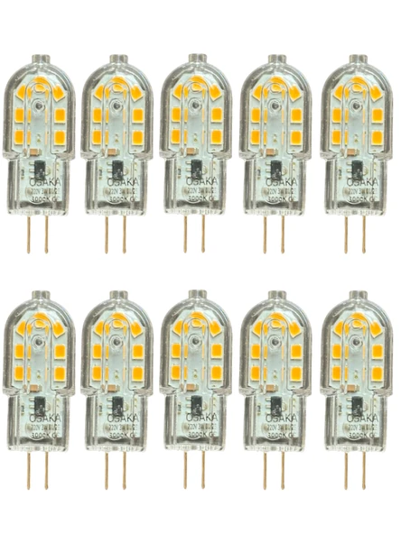 (10 Adet) Osaka 3W Sarı Işık (3000K) G4 Duylu Led Kapsül Ampul ürün görseli 1