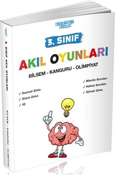3. Sınıf Akıl Oyunları Bilsem-Kanguru-Olimpiyat ürün görseli