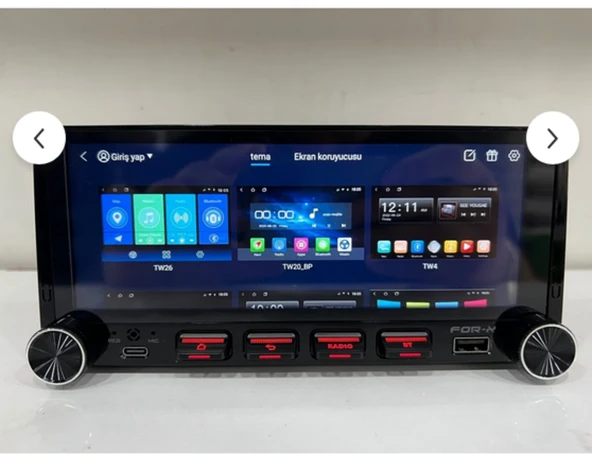 FOR-X X-425A-6.86''HD-2/32GB-ANDROİD-WİFİ-BT-FM-TELEFON ŞAZR-KABLOSUZ CARPLAY-HD KAMERALI - Resim 5