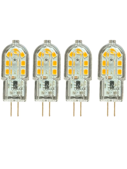 (4 Adet) Osaka 3W Sarı Işık (3000K) G4 Duylu Led Kapsül Ampul ürün görseli 1