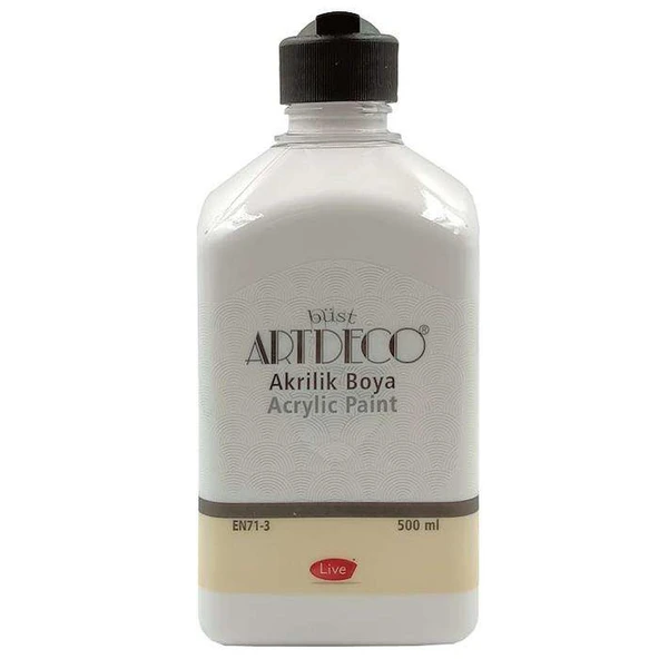 Artdeco Akrilik Boya 500ml Romantik Beyaz 3622 ürün görseli