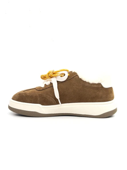 Guja 25K372-2 Kadın Süet Deri İçi Kürklü Sneaker Ayakkabı - 7