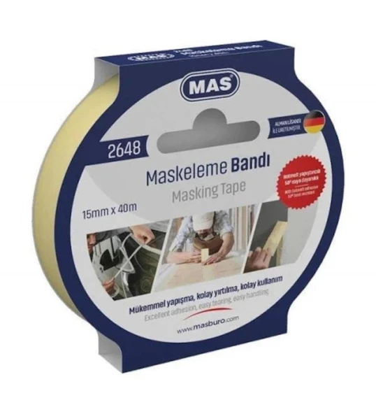 Mas Krepe (Maskeleme) Bantı 15 MM x 40 M 2648 ürün görseli