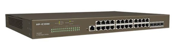 IP-COM G5328P-24-410W 24 PORT GIGABIT+ 4XGB SFP UPLINK L3 YÖNETİLEBİLİR 370W POE RACKMOUNT SWITCH - Resim 2