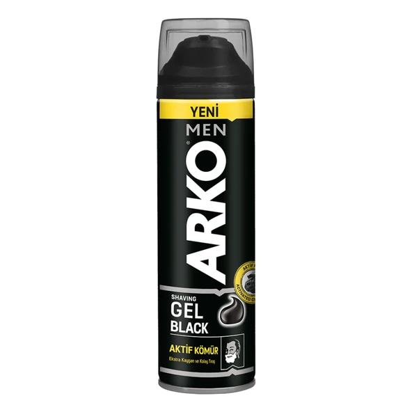 Arko Men, Black Tıraş Jeli - 200 ml x 4 Adet - Resim 2