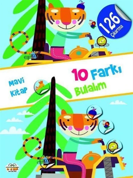 10 Farkı Bulalım - Mavi Kitap ürün görseli