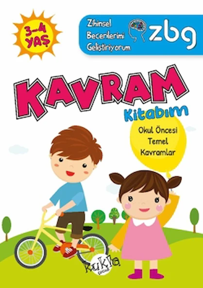ZBG 3-4 Yaş Kavram Kitabım - Zihinsel Becerilerimi Geliştiriyorum / Kukla Yayınları / 9786052211731 ürün görseli