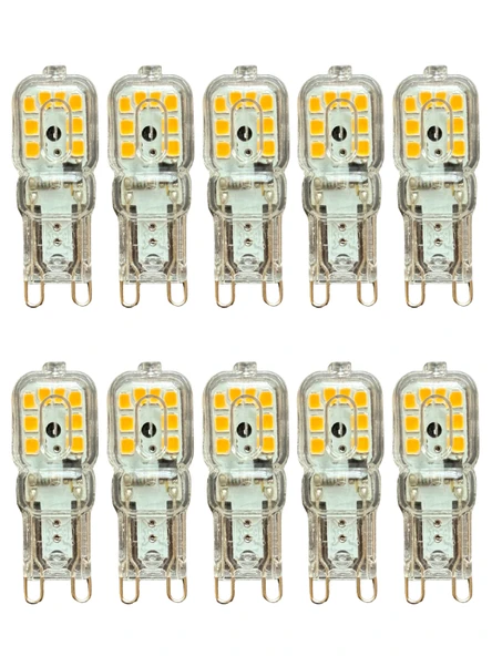 (10 Adet) Osaka 3W Sarı Işık (3000K) Dim Edilebilir G9 Duylu Led Kapsül Ampul ürün görseli 1