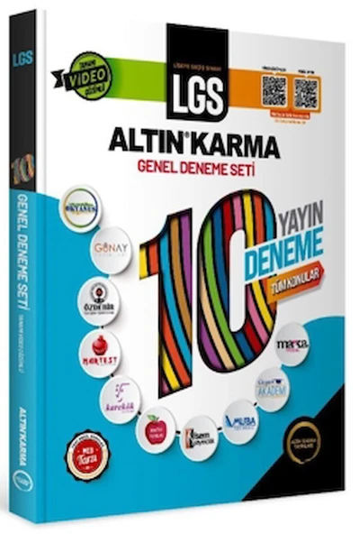 2024 LGS 8. Sınıf 10 Farklı Yayın 10 Deneme Tüm Konular Sorular Tamamı Video Çözümlü / 9786257376471 ürün görseli