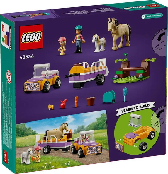 LEGO Friends 42634 Horse and Pony Trailer ürün görseli
