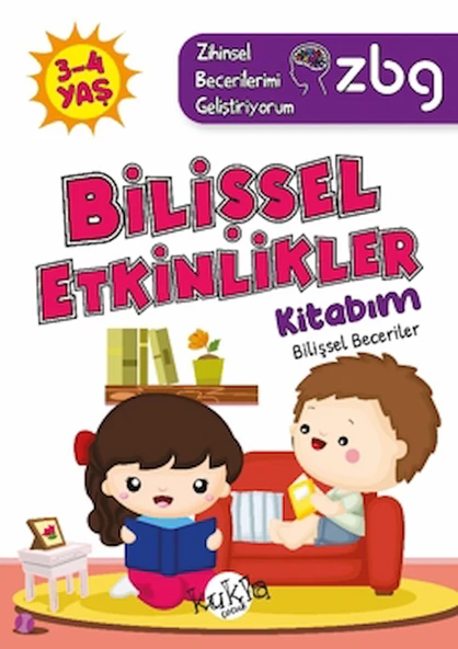 ZBG 3-4 Yaş Bilişsel Etkinlikler Kitabım / Buçe Dayı / Kukla Yayınları / 9786052211717 ürün görseli