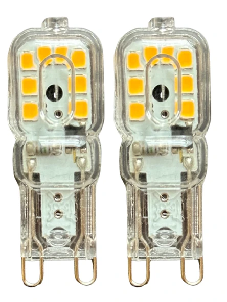 (2 Adet) Osaka 3W Sarı Işık (3000K) Dim Edilebilir G9 Duylu Led Kapsül Ampul ürün görseli