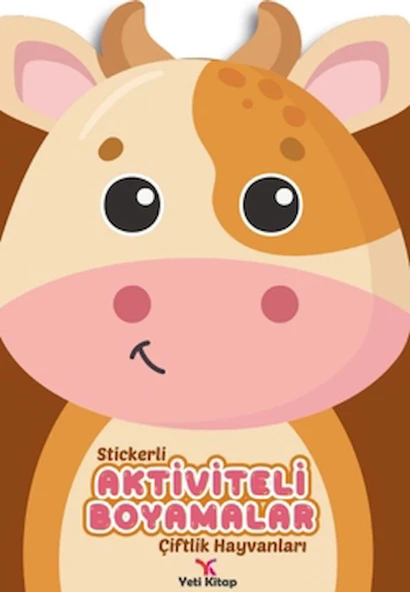 Stickerli Aktiviteli Boyamalar Çiftlik Hayvanları / Kolektif / Yeti Kitap / 9786256801066 ürün görseli
