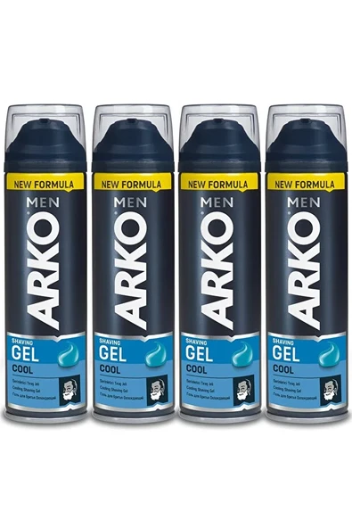 Arko Men, Cool Tıraş Jeli - 200 ml x 4 Adet ürün görseli