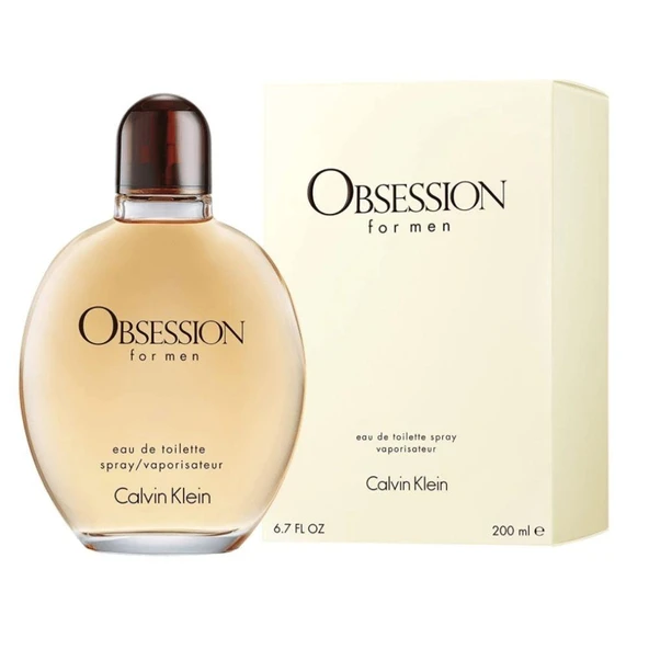 Calvin Klein Obsession For Men EDT 200 ml Erkek Parfümü - Resim 3