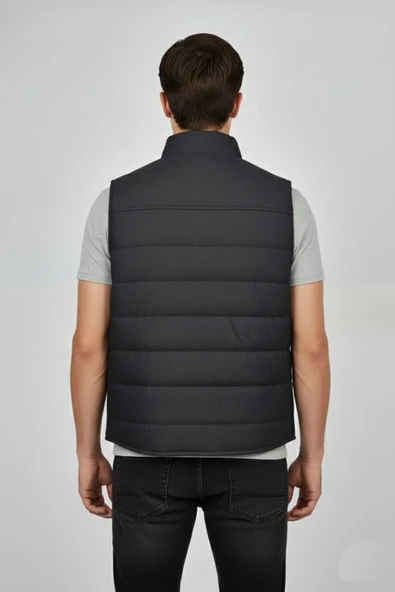 Erkek Spor Hakim Yaka Yelek Regular Kalıp 959-309 BGL-ST04875 - Resim 11