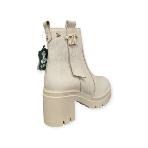 VENÜS 2351311K PLATFORM TOPUK DERİ GÜNLÜK KADIN BOT - Resim 5