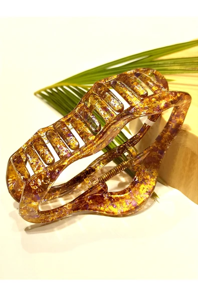 Monalisa Home 11 cm Lüks Gösterişli  Parlak Renkli Kıstırma Toka ürün görseli