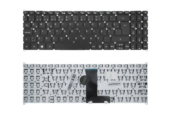 Acer Uyumlu Swift 3 SF315-51G N17P4 Klavye TR  Siyah ürün görseli 1