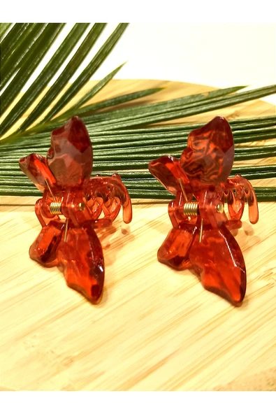 Monalisa Home 2 Li 4.5 cm  Renkli Lüks Kelebek Toka ürün görseli