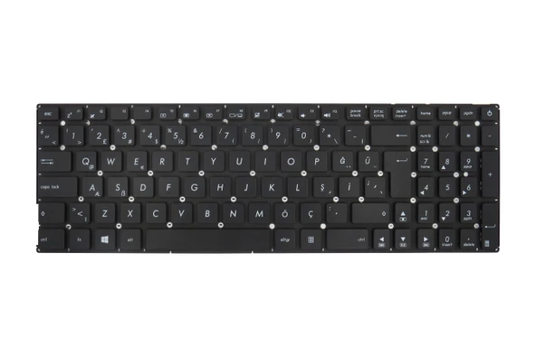 Asus Uyumlu F543, F543M, F543MA, F543N, F543NA Klavye TR  Siyah - Resim 2