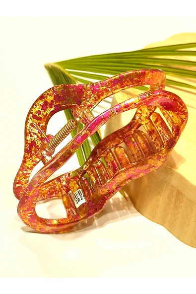 Monalisa Home 11 cm Lüks Gösterişli  Parlak Renkli Kıstırma Toka ürün görseli