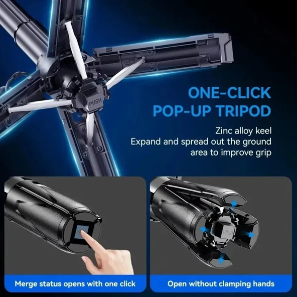 LinkTech H877 Premium Super Magpro 4in1 Mini Tripod Tutucu - 5