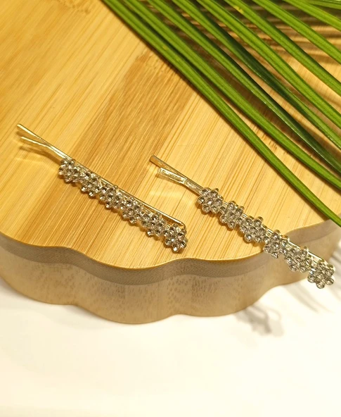 Monalisa Home Metal Taşlı Figürlü  6cm çengel Toka ürün görseli