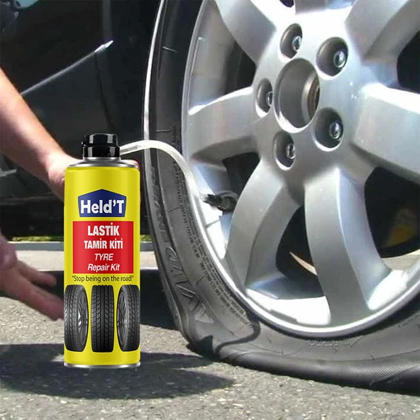 Lastik Tamir Köpüğü Spreyi Seti Hızlı Yama Spreyi 400 ML - Resim 3