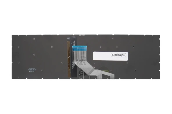 HP Uyumlu Pavilion Gaming 15-ec1007nt (1U6B4EA), 15-ec1008nt (1U6B7EA) Klavye TR  Işıklı Füme - Resim 3