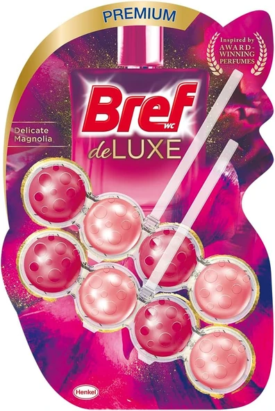 Bref WC Deluxe Manolya Duo Pack 2'li Premium Klozet Temizleme Topları, 1 x 2 Adet, Manolya 2 ürün görseli 1