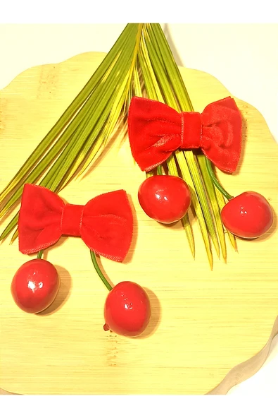 Monalisa Home Lüks Kiraz  Figürlü Renkli  Toka ürün görseli 1