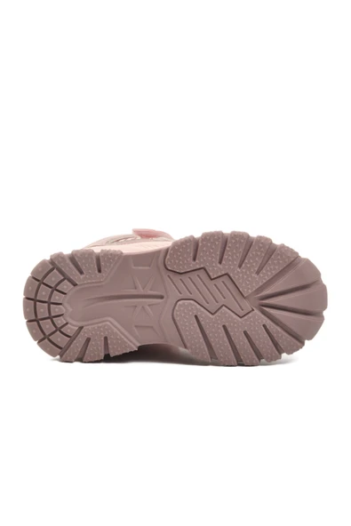 Marcokids Pudra Cırtlı Kız Çocuk Spor Ayakkabı - Resim 5