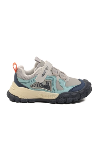 Marcokids Gri Cırtlı Erkek Çocuk Spor Ayakkabı - 2