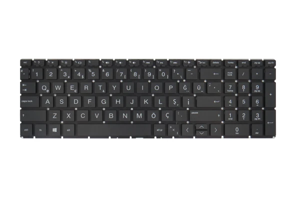 HP Uyumlu Pavilion Gaming 15-dk2065nt (54T21EA), 15-dk2066nt (54T22EA) Klavye TR  Siyah - Resim 2