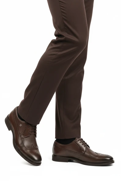 Pierre Cardin Kahverengi Hakiki Deri Erkek Klasik Ayakkabı ürün görseli