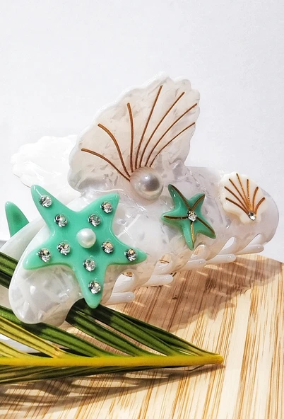 Monalisa Home 10 cm Lüks Gösterişli Renkli  Kıstırma Toka ürün görseli 1